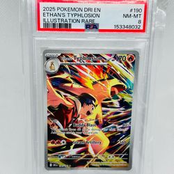 2025 POKEMON DRI EN ETHAN'S TYPHLOSION ILLUSTRATION RARE