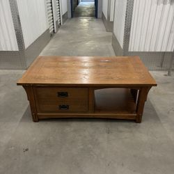 Solid Wood Bassett Coffee Table (Year 2000)