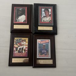 Baseball plaque  Cecil fielder  Jose Canseco Will Clark Jeff bagwell