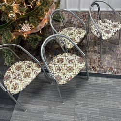 4 Kidder-Khrome Folding Children’s Chairs