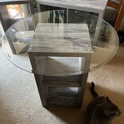 Beveled Glass Top 