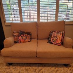 Sofa And Love Seat $500 OBO Biege Color