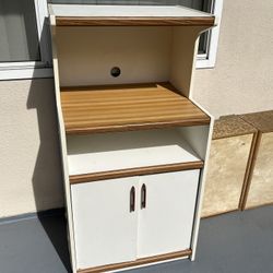 Microwave Cabinet With Storage