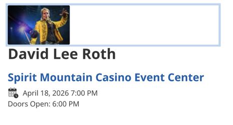 David Lee Roth tickets