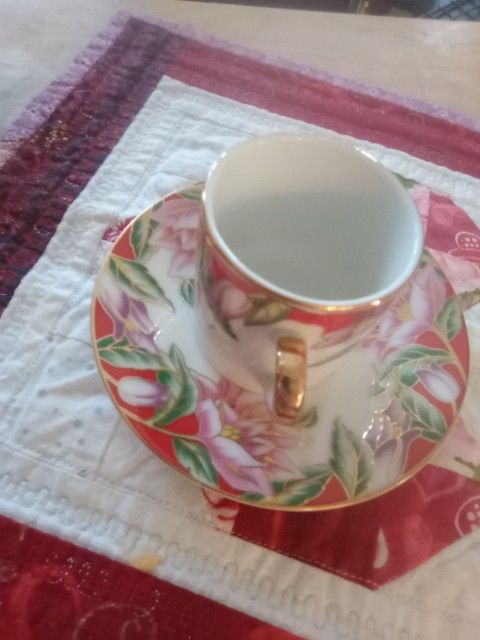Vintage Demiteese Cup And Saucer