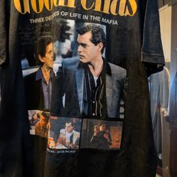 Good Fellas Shoe Palace  X L Black  T. Shirt Three Decades Of Life In The Mafia