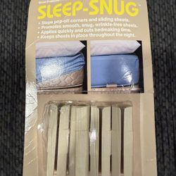 Sleep Snug Plastic Bed Sheet Holder Clips-4 Count  