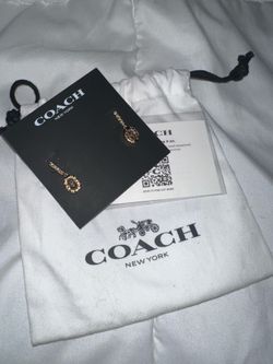 Coach earrings