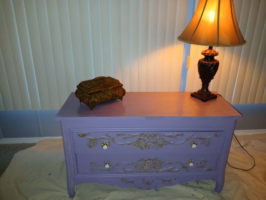 Cute Lavender Console/dresser