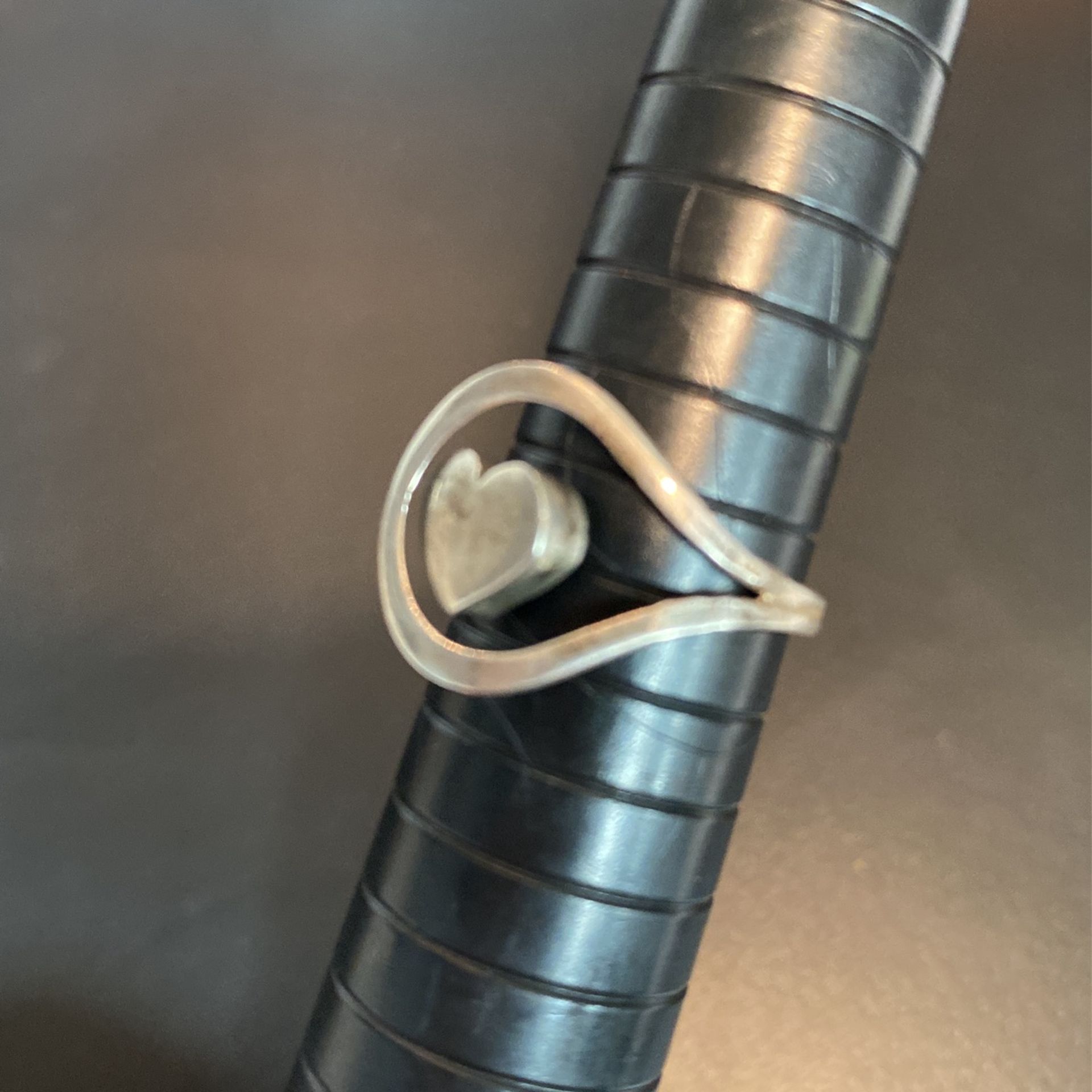 Size 6.5 Sterling Heart Ring