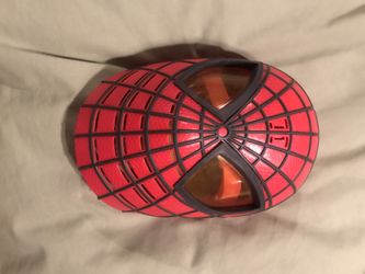 Hard plastic Spider-Man mask