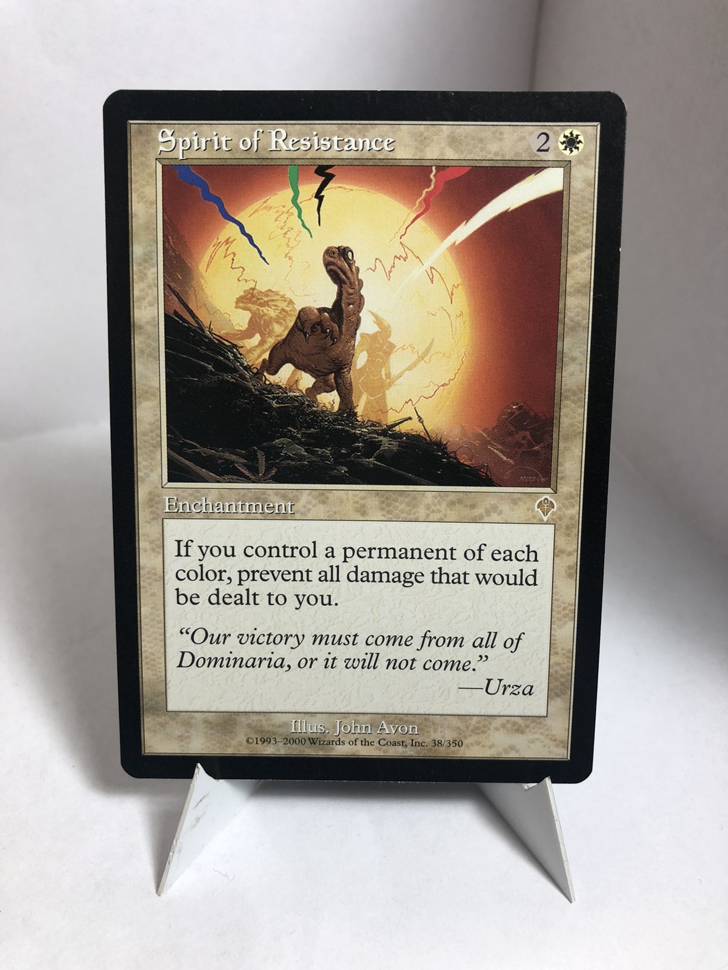 Invasion Spirit of Resistance Rare Magic The Gathering Card #38