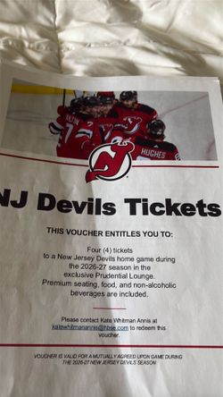 Hockey tickets for 4 Freeman seats