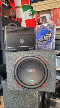 12inch Sub And Amplifier And Kit
