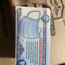 Disposable Face Masks- 3 Ply 
