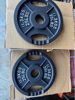 Olympic weight 25 lbs pair