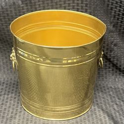 Brass Lion Head Handles Planter 