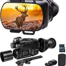 Foshderk 2IR 1-24X Zoom 3in1 Night Vision Binoculars