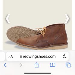SIZE 9 RED WING BRAND NEW BOOTS 