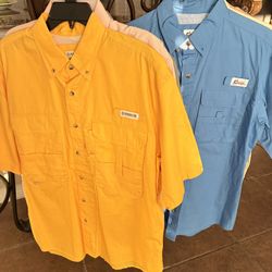 Men’s Fishing Gear Shirts Bundle/ Size Large 