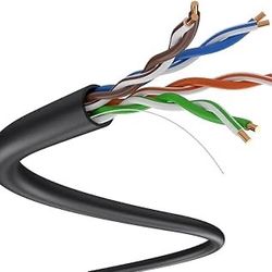 CAT5e Ethernet Cable – 24AWG Solid UTP Unshielded CAT 5E