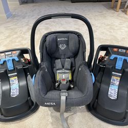 UPPAbaby Mesa Infant Car Seat w 2 Car Seat Attachments