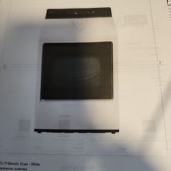 LG 7.3 Cubic Foot Electric Dryer - White