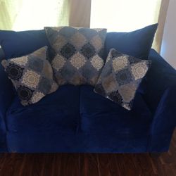 Blue Couch Set