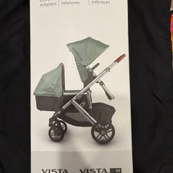 Uppababy LOWER Stroller Adapter All 3 VISTA Models!