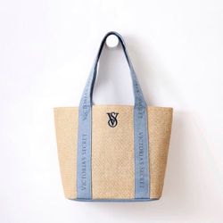 Victorias Secret Straw Tote Bag