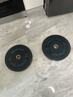 Cash only no Zelle pair of new 45lb Olympic weights plates total 90lb bumper plates new have other items on my page