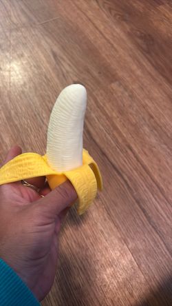 squeeze toy banana