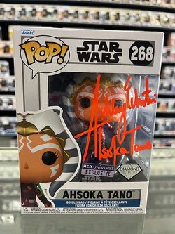 Ahsoka Tano #268 Star Wars Funko Pop Signed By Ashley Eckstein