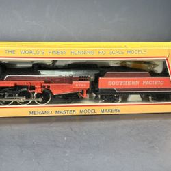 Mehano HO Scale Southern Pacific Daylight 6789 Steam Locomotive Model Train