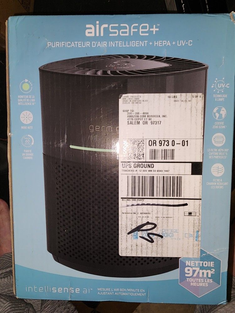 GermGuardian Airsafe+ Air Purifier for Home