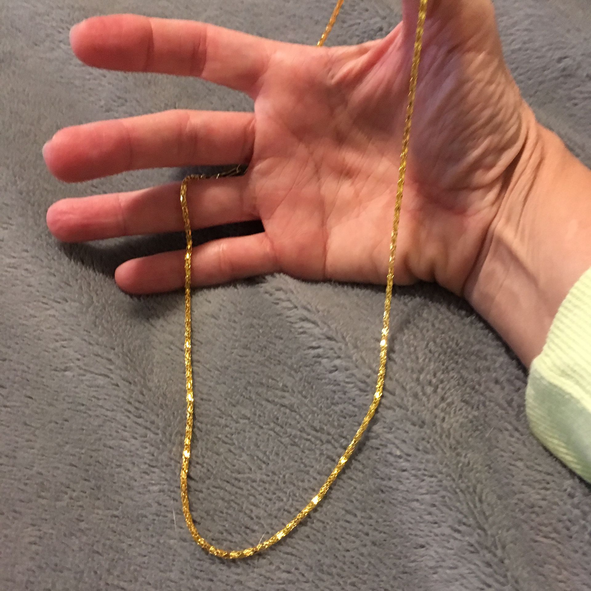 New unisex gold filled 20” chain