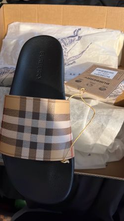 Burberry slides
