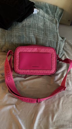 Michael kors hot pink cross body bag