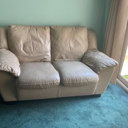 Leather Loveseat