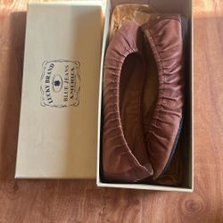 Lucky Brand Brown Flats Sz 8