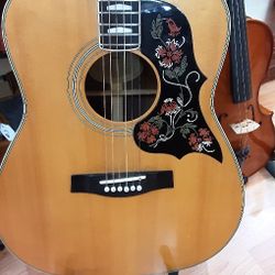 1970 Acoustic Guitar With Case- Located In Shelton 