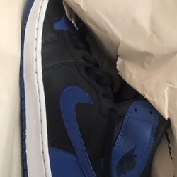 Nike Air Jordan 1 Retro Black/ Royal Blue