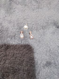 Sterling Silver Earrings Sterling Silver Pendant