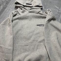 Dark Grey Essentials Hoodie 