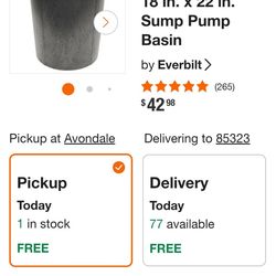 Everbuilt 18x22 Sump Basin X2