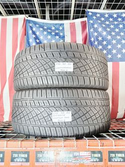 ✅ 2 USED TIRES 275/45R20 CONTINENTAL EXTREMECONTACT DWS GRAND TOURING ALL SEASON 275 45 20