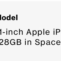 11-inch Apple iPad Pro (2021) 128GB in Space Gray