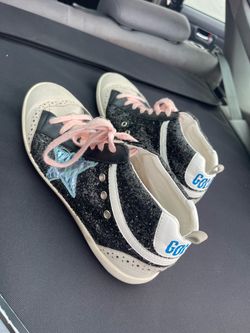 Golden Goose Wmns Mid Star 'Black Glitter Iridescent' size 10 us womens