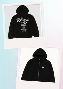Stussy World Tour zip up hoodie