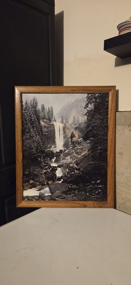 Waterfall Print In Frame